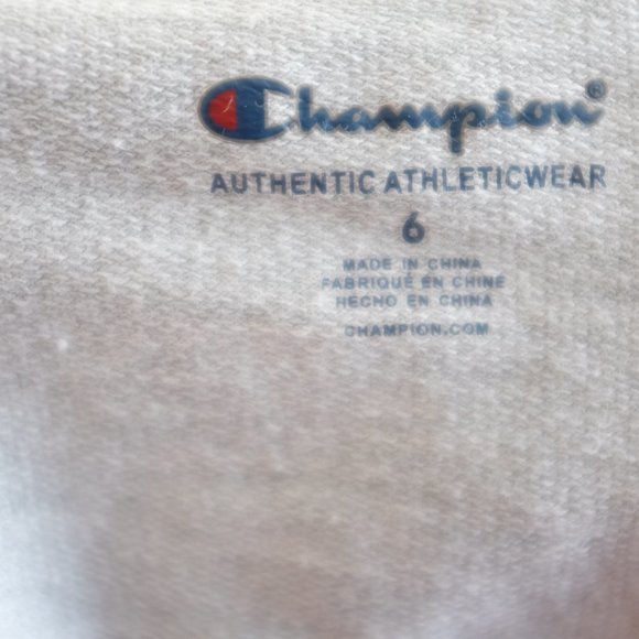 COPY - Champion boy grey logo zipper hoodie - Picture 7 of 7